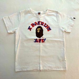 A Bathing Ape Bape shirt kids size 6